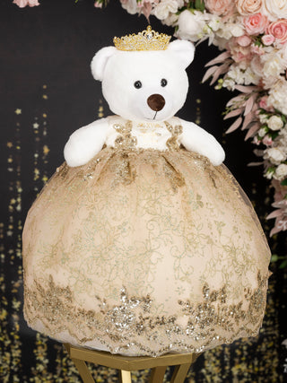 Gold Quinceanera Last Teddy Bear