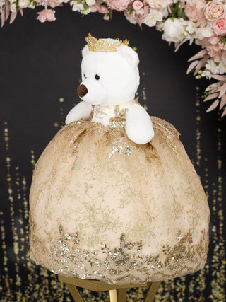 Gold Quinceanera Last Teddy Bear