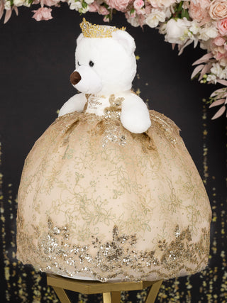 Gold Quinceanera Last Teddy Bear