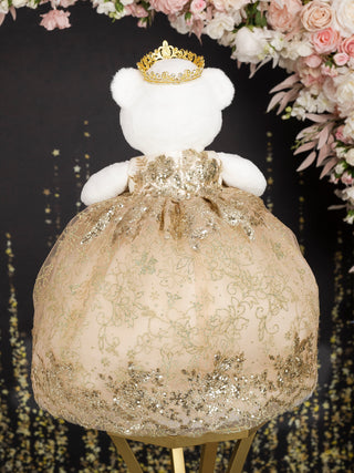 Gold Quinceanera Last Teddy Bear