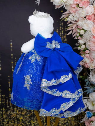 Royal Blue with Bow Quinceanera Teddy Bear