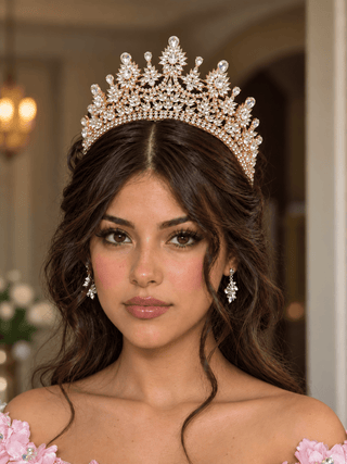 Quinceanera Gold Crown