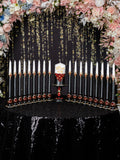 Black with Red 18 Candles Set for Debut & 18th Birthday