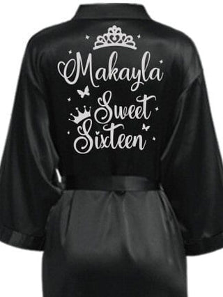 Robe Sweet 16 black with silver