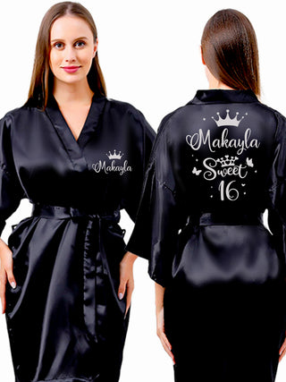 Robe Sweet 16 black with silver