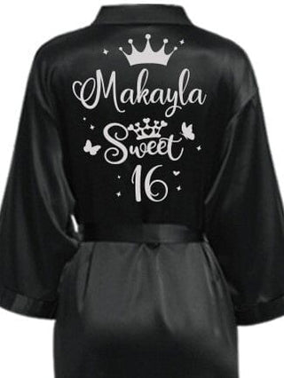 Robe Sweet 16 black with silver