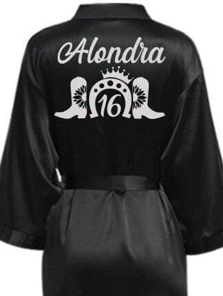 Robe Sweet 16 black with silver