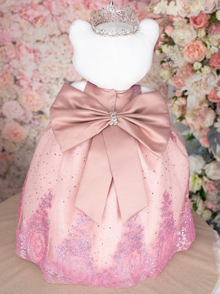 Blush rose gold Kitty for Quinceanera