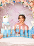Light blue 18 Candles Set for Debut & 18th Birthday