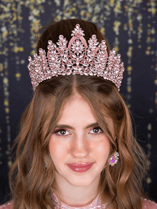 Blush pink Quinceanera crown