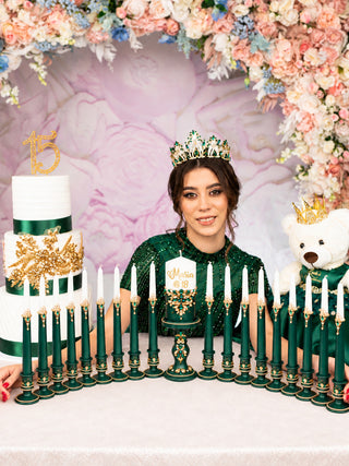 Green 18 Candles Set for Debut & 18th Birthday