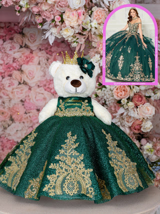 Quinceanera Teddy Bear to match your Dress | Quineanera Oso / quinceanera -decor Quinceanera Teddy Bear to match your Dress | Quineanera Oso / quinceanera -decor