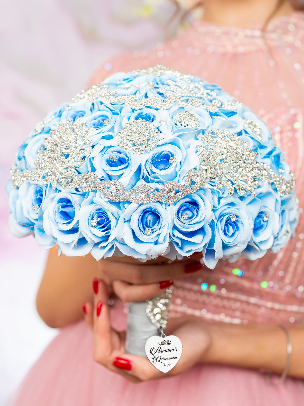bouquet for light blue dress Orient Bambino V7 38mm Automatic Dress Watch - Elegant Blue Dial main image 1