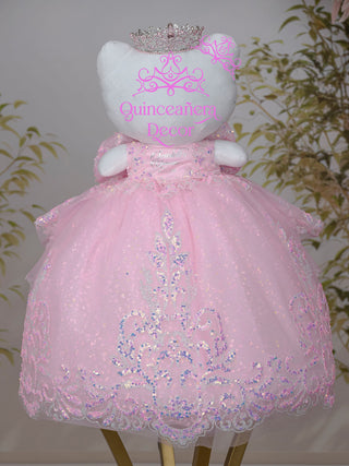Baby pink Quinceanera Muneca Cat