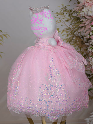 Baby pink Quinceanera Muneca Cat