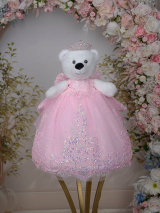 Baby pink Quinceanera Teddy Bear