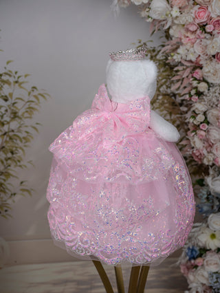 Baby pink Quinceanera Teddy Bear