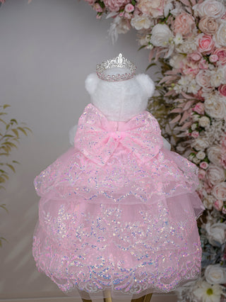 Baby pink Quinceanera Teddy Bear