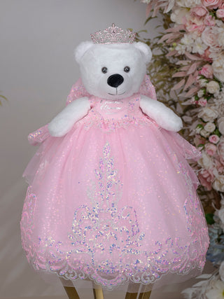 Baby pink Quinceanera Teddy Bear