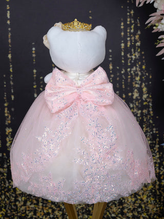 Pink Champagne Gold Muneca Cat for Quinceanera