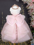 Blush pink Quinceanera teddy bear