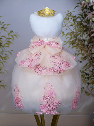 Champagne Dusty Pink Quinceanera Last Doll