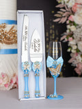 Burgundy Quinceanera 1 champagne glass Kitty design