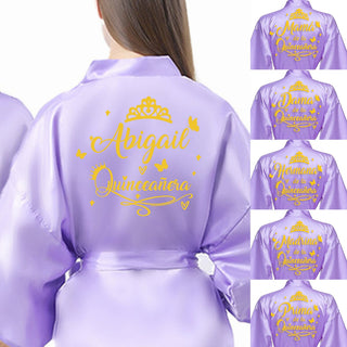 2 Batas quinceanera Lavender with Gold