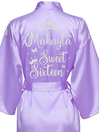 Robe Sweet 16 lilac with silver