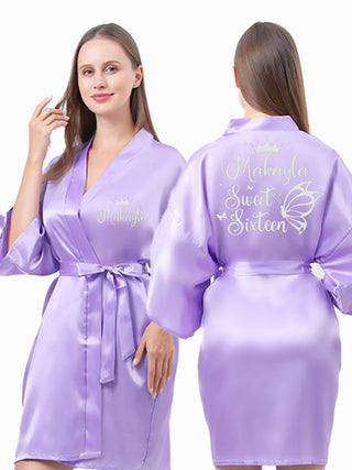 Robe Sweet 16 lilac with silver