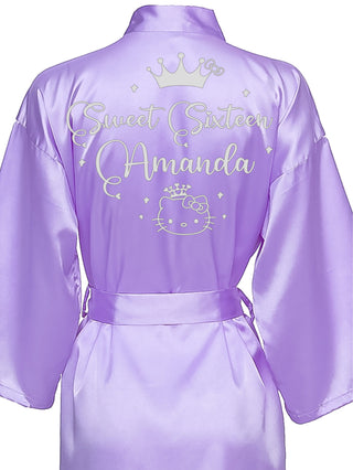 Robe Sweet 16 lilac with silver