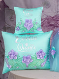 Mint Lilac Quinceanera Pillows Set