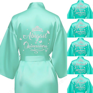 2 Batas quinceanera Mint with Silver