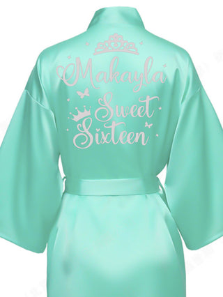 Robe Sweet 16 mint with silver