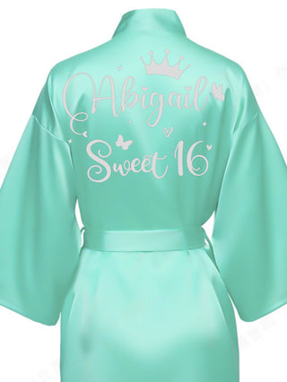 Robe Sweet 16 mint with silver