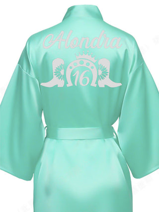 Robe Sweet 16 mint with silver