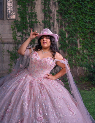 Pink quinceanera Vaquero