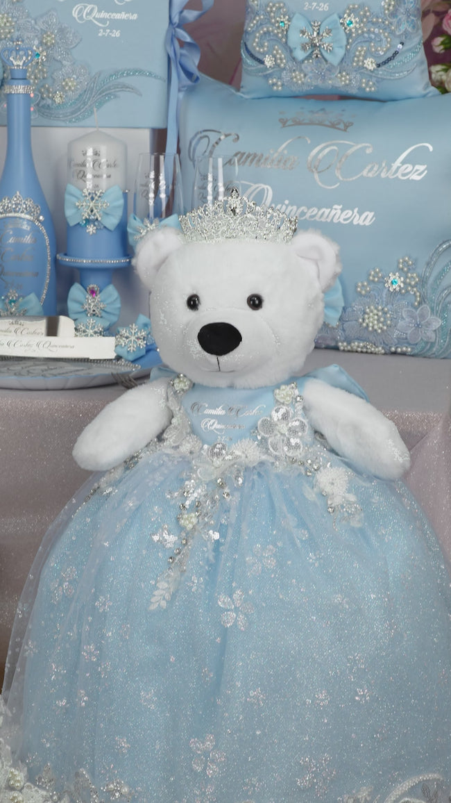 sachin and babi light blue dress Light Blue Winter Wonderland Dress  Crystal and Taylor