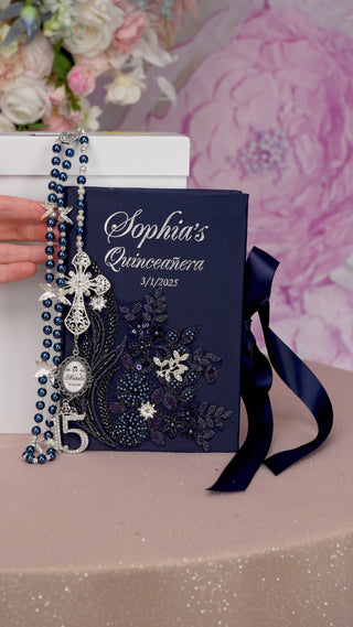 personalized quinceanera bibles, rosaries for quinceanera, quinceanera bible rosary set, biblia y rosario para quinceanera,
rosary and bible for a quinceanera