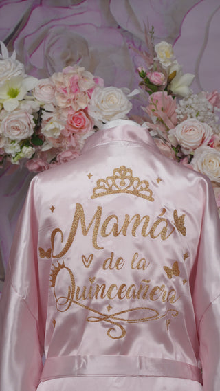 QUINCE ROBE  SWEET 16 ROBE  QUINCENANERA BATA SWEET 16 BATA 2 Batas quinceanera Rose Gold Bata de oro rosa para quinceañera