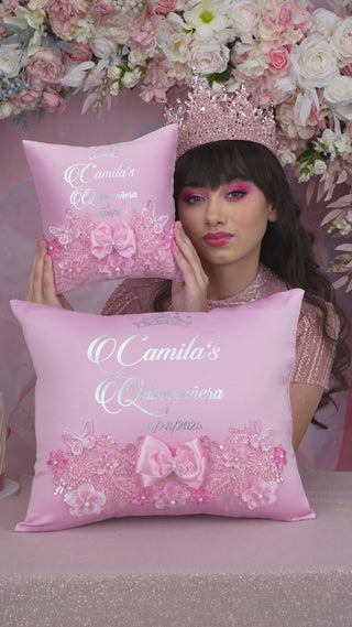 quinceanera pillows quinceanera pillow set quince pillows Pink quinceanera pillows set