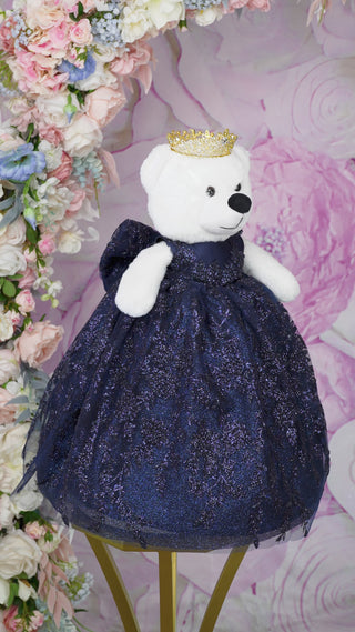 quinceanera teddy bear quince teddy bear last teddy bear for quinceanera Navy Blue Teddy Bear for Quinceanera 