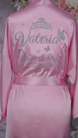 QUINCE ROBE Quinceanera Robe Robe Sweet 16  QUINCE Batas Quinceanera Batas 