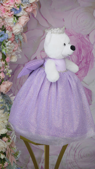 Shining Lilac Teddy Bear for Quinceanera last Teddy bear for quinceanera Teddy bear quinceanera 