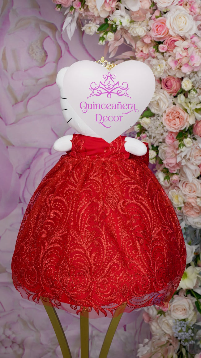 hello kitty with red dress C&d Visionary Applique Hello Kitty Puppet