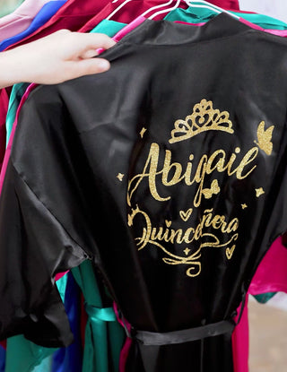 QUINCE ROBE Quinceanera Robe Robe Sweet 16 QUINCE Batas Quinceanera Batas