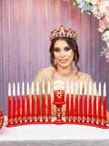 Red 18 Candles Set for Debut & 18th Birthday