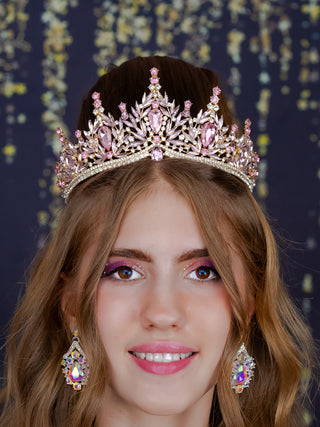 Oro rosa Quinceanera Crown