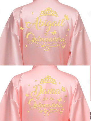 2 Batas quinceanera Rose Gold