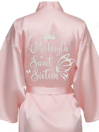 Robe Sweet 16 rose gold with silver